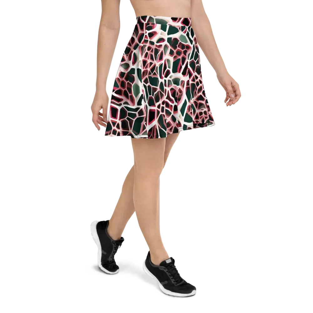 Rose Circuit on Skater Skirt — Right