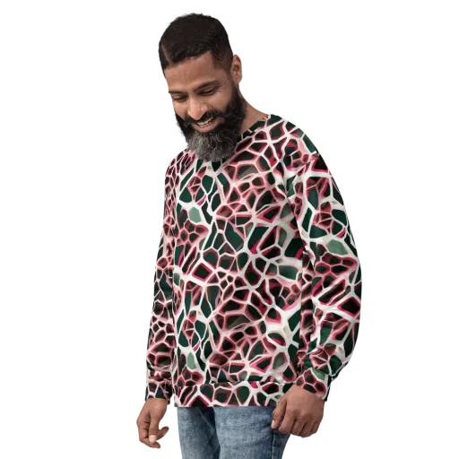 Rose Circuit on a Sweatshirt