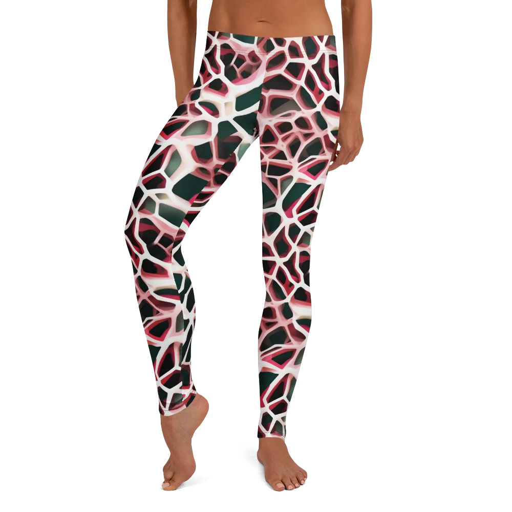 Rose Circuit on Leggings — Front