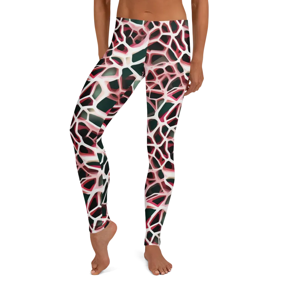 Rose Circuit on Leggings — Front