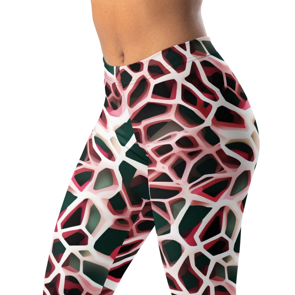 Rose Circuit on Leggings — Left Front
