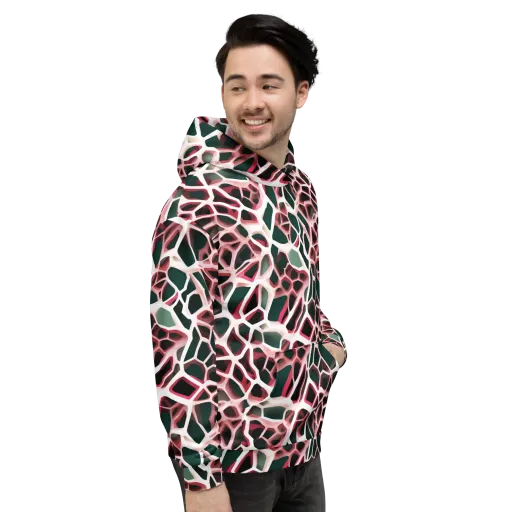 Rose Circuit on a Hoodie