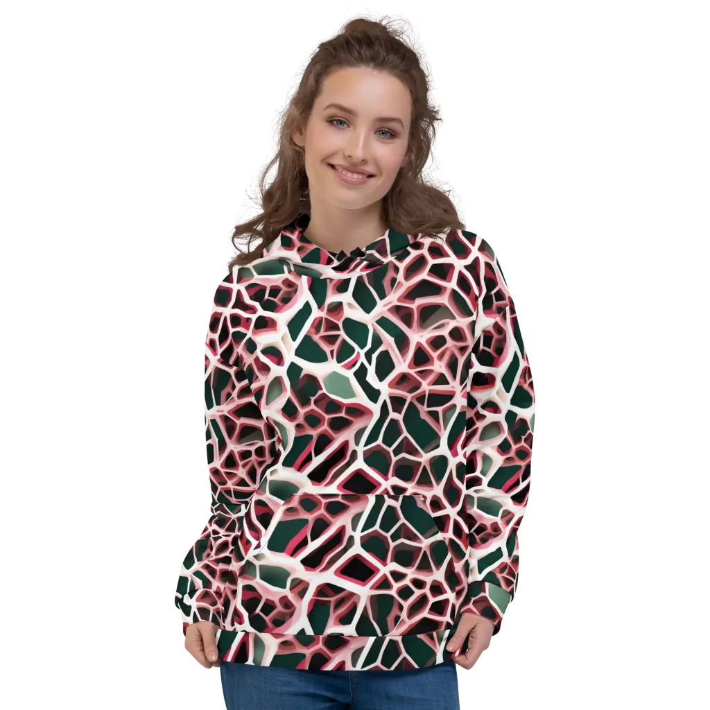 Rose Circuit on Hoodie — Front