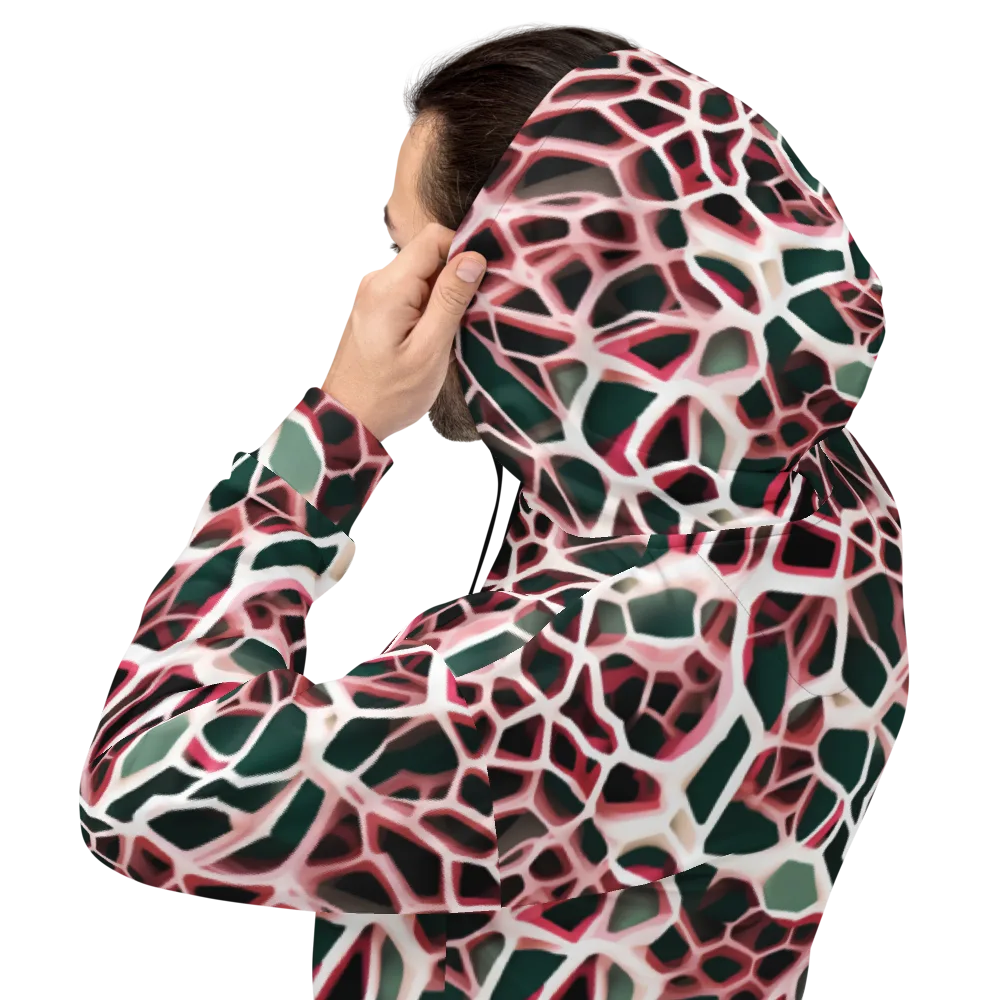 Rose Circuit on Hoodie — Back