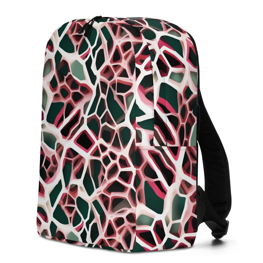 Rose Circuit on Minimalist Backpack — Left