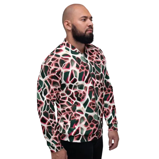Rose Circuit on a Bomber Jacket