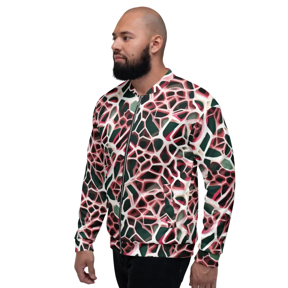 Rose Circuit on Bomber Jacket — Left