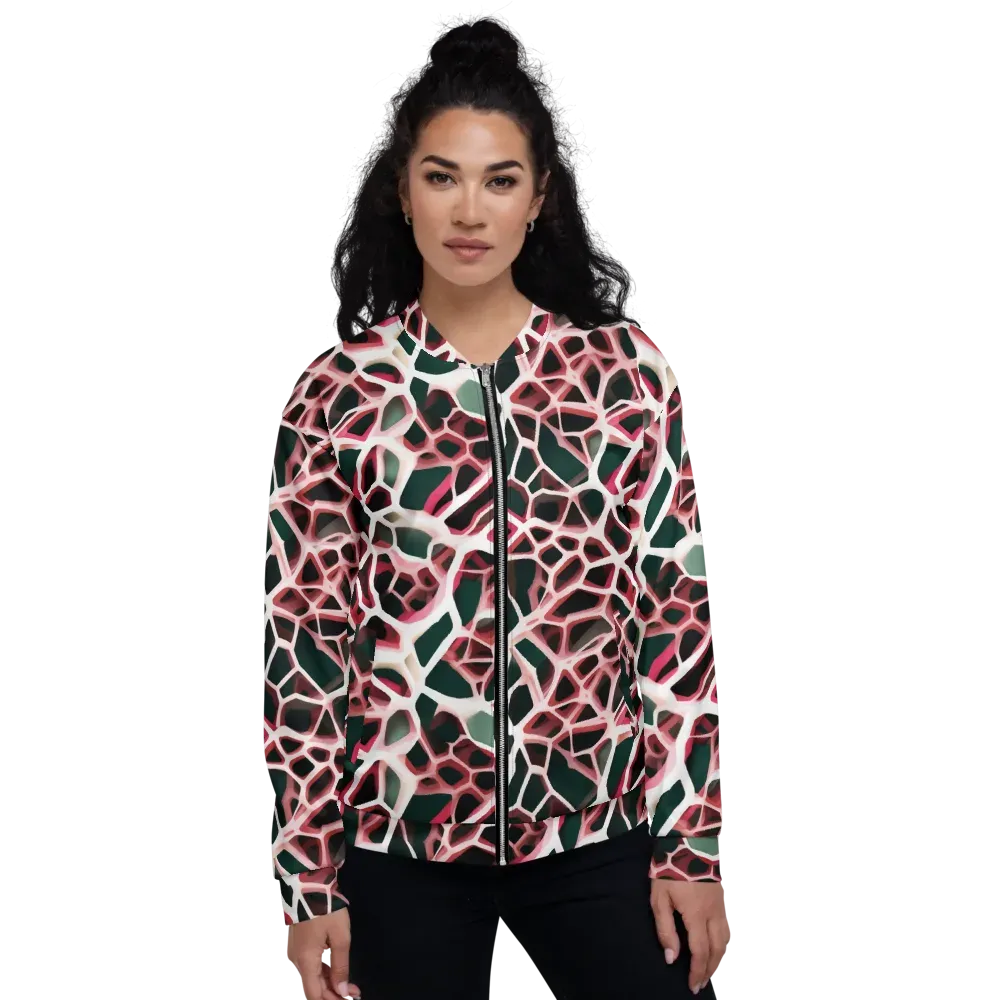 Rose Circuit on Bomber Jacket — Front