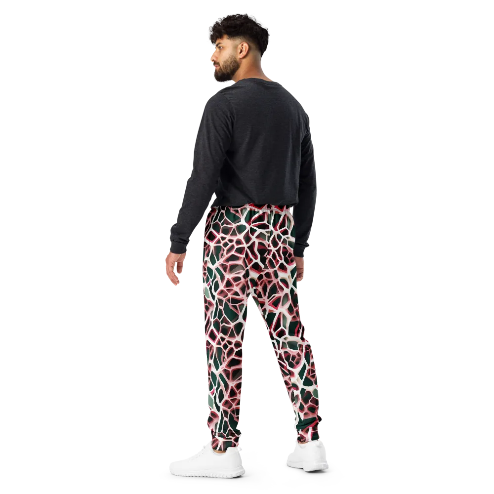 Rose Circuit on Men's Joggers — Back