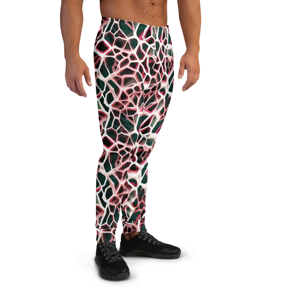 Rose Circuit on Men's Joggers — Right