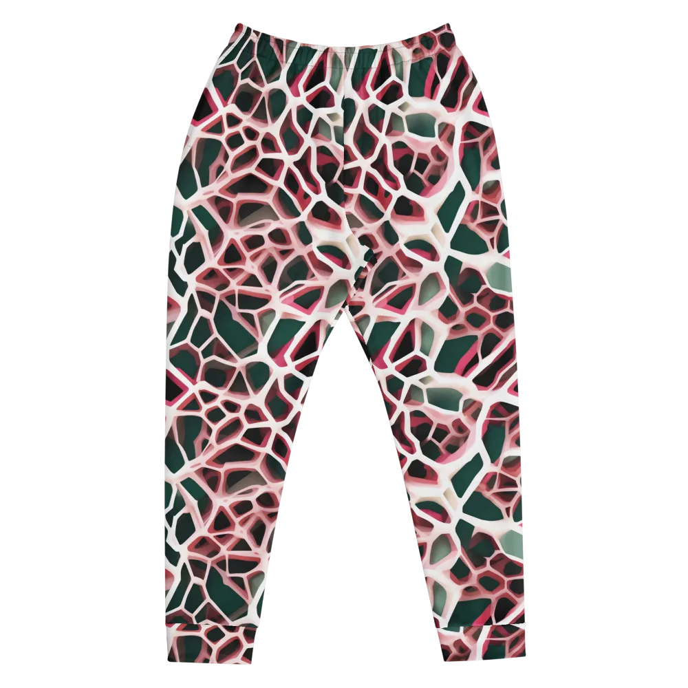 Rose Circuit on Men's Joggers — Front