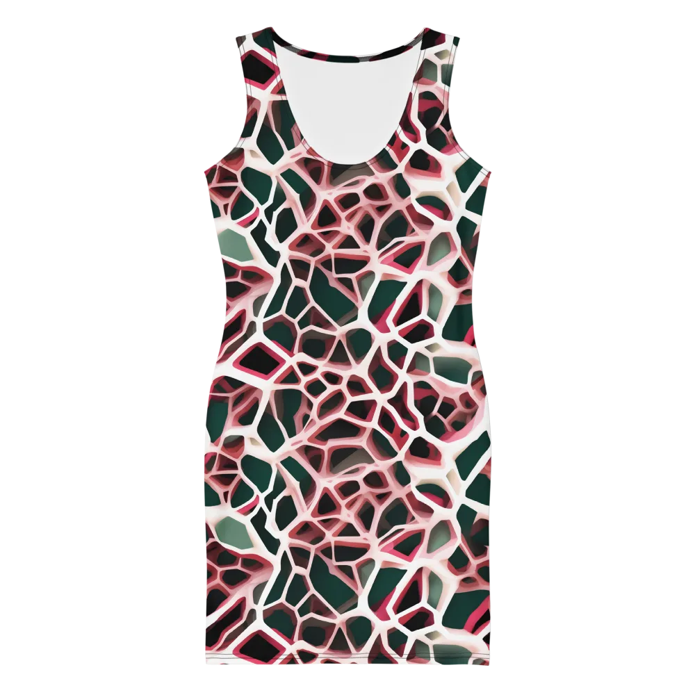 Rose Circuit on Bodycon Dress — Front