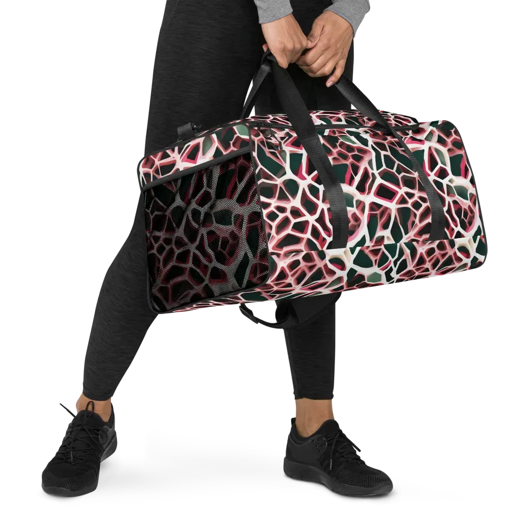 Rose Circuit on Duffle Bag — Right Front