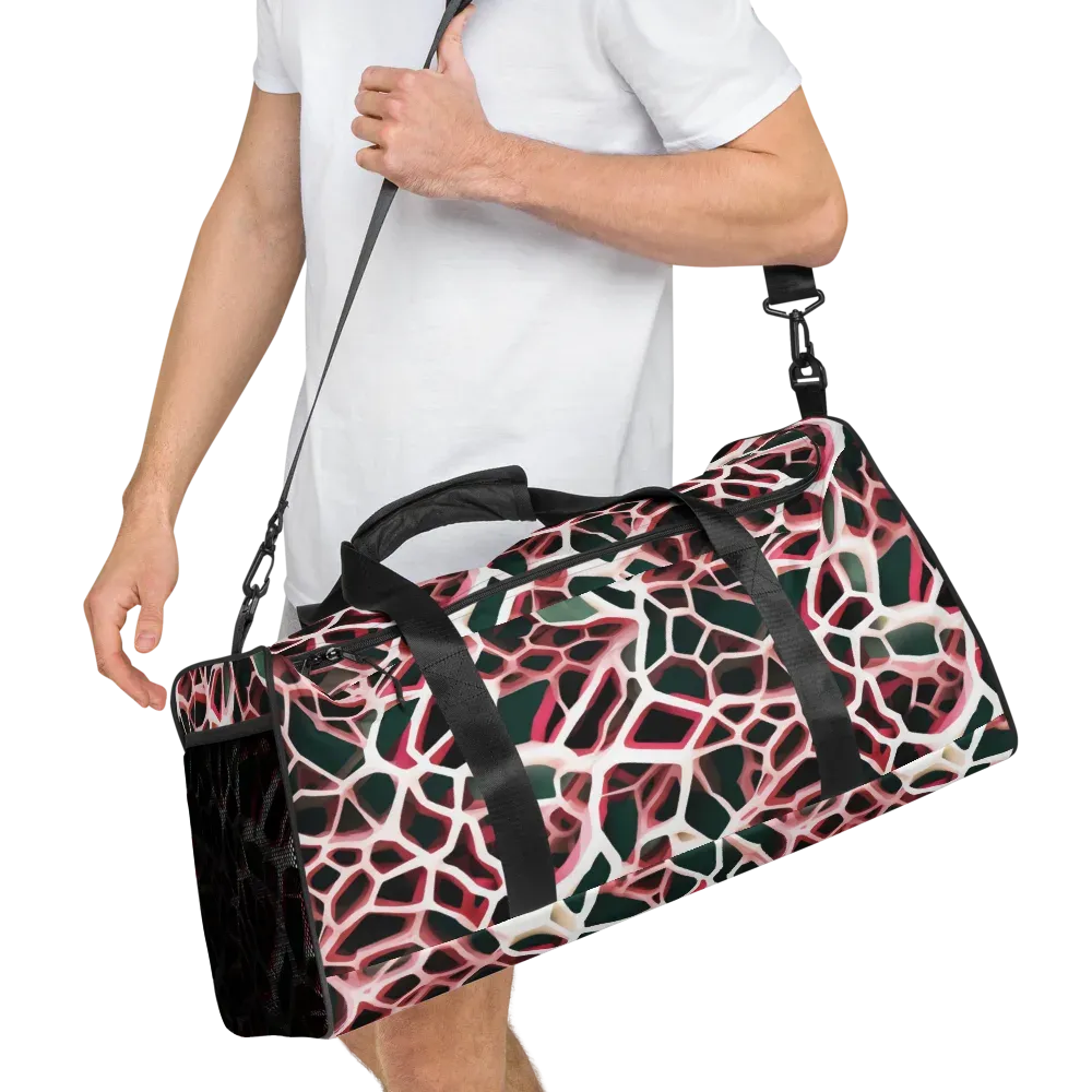 Rose Circuit on Duffle Bag — Right Front
