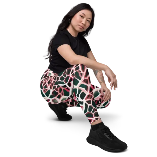 Rose Circuit on a Leggings with Pockets