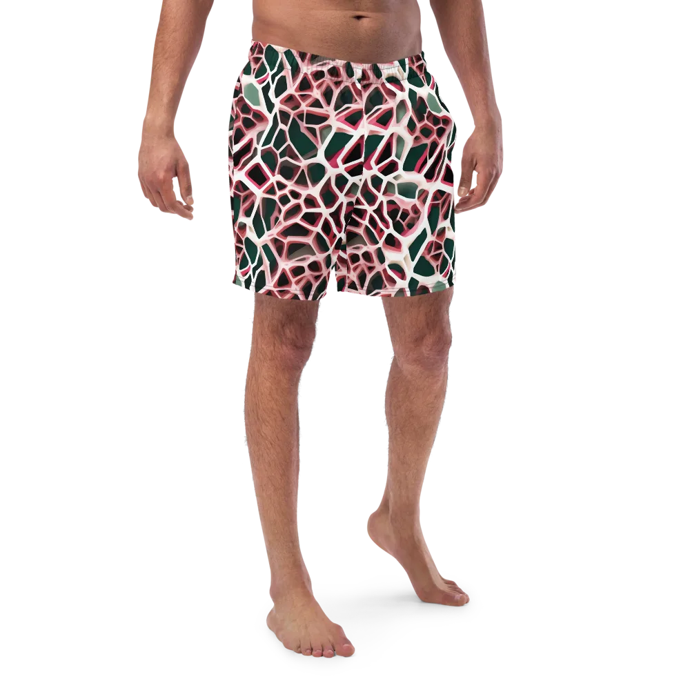 Rose Circuit on Swim Trunks — Front