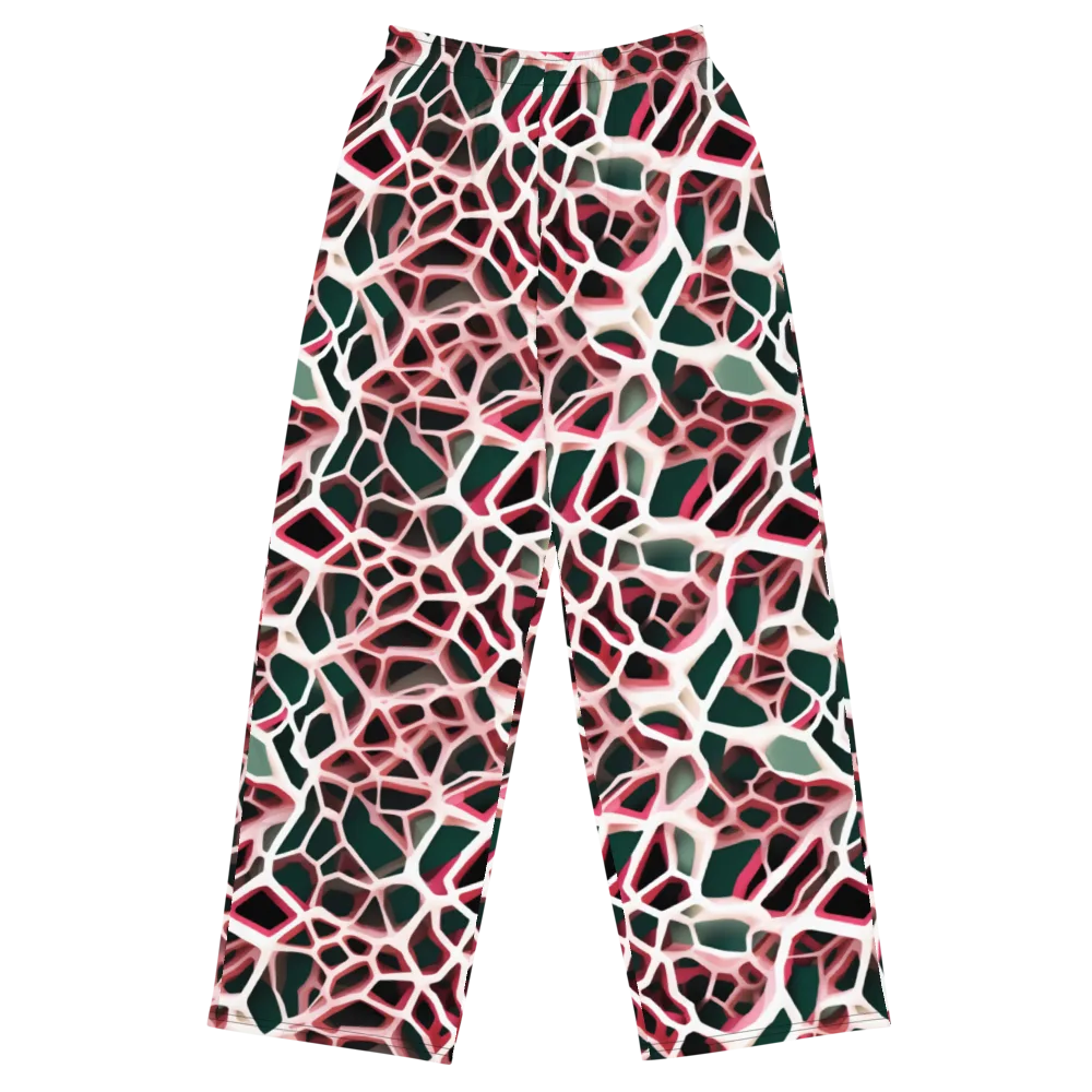 Rose Circuit on Wide-Leg Pants — Front