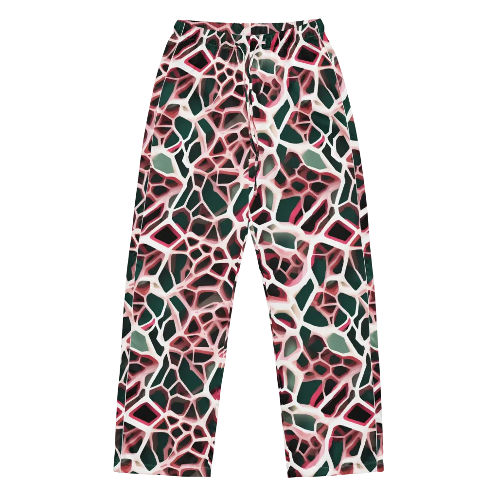 Rose Circuit on Women's Pajama Pants — Front