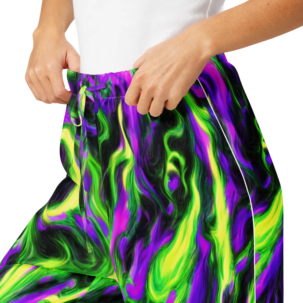 Neon Marble on Women's Pajama Pants — Product details