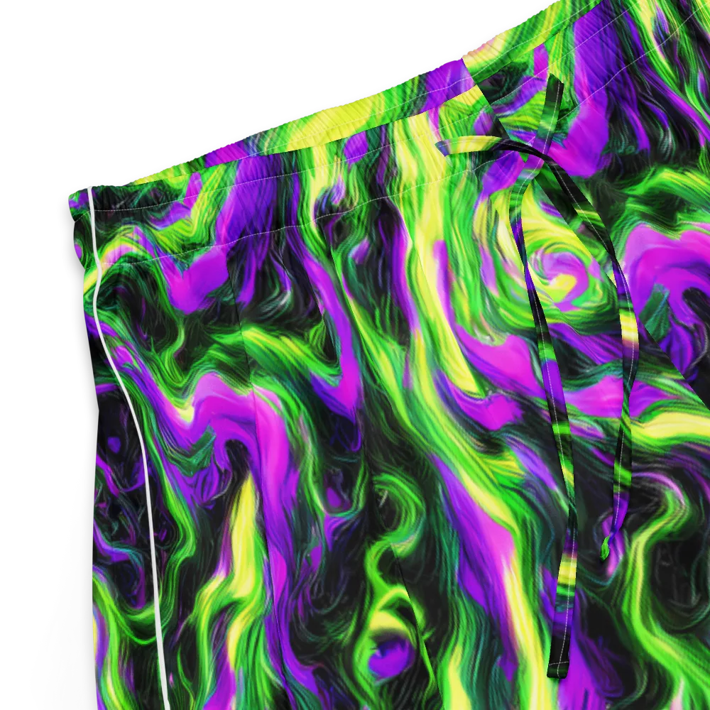Neon Marble on Women's Pajama Shorts — Product details