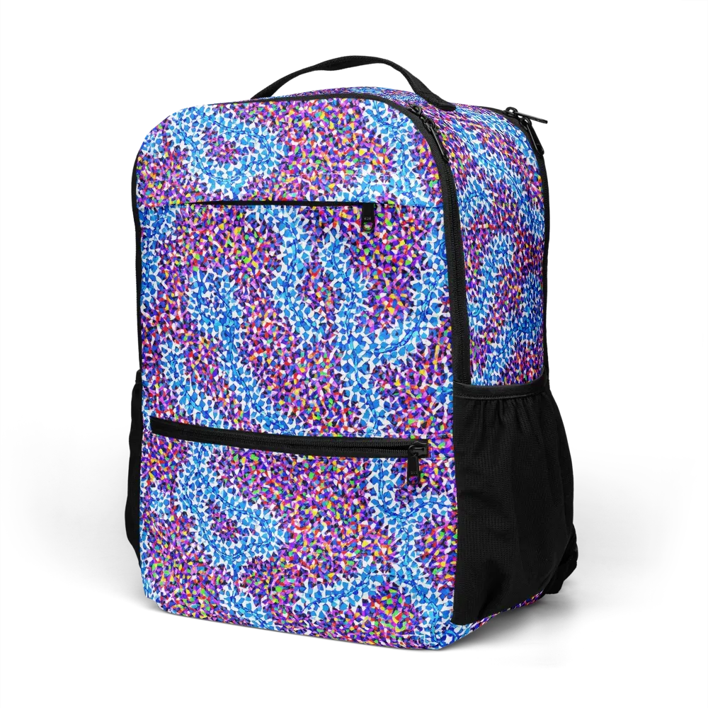 Prismatic Current on Utility Backpack — Left Front