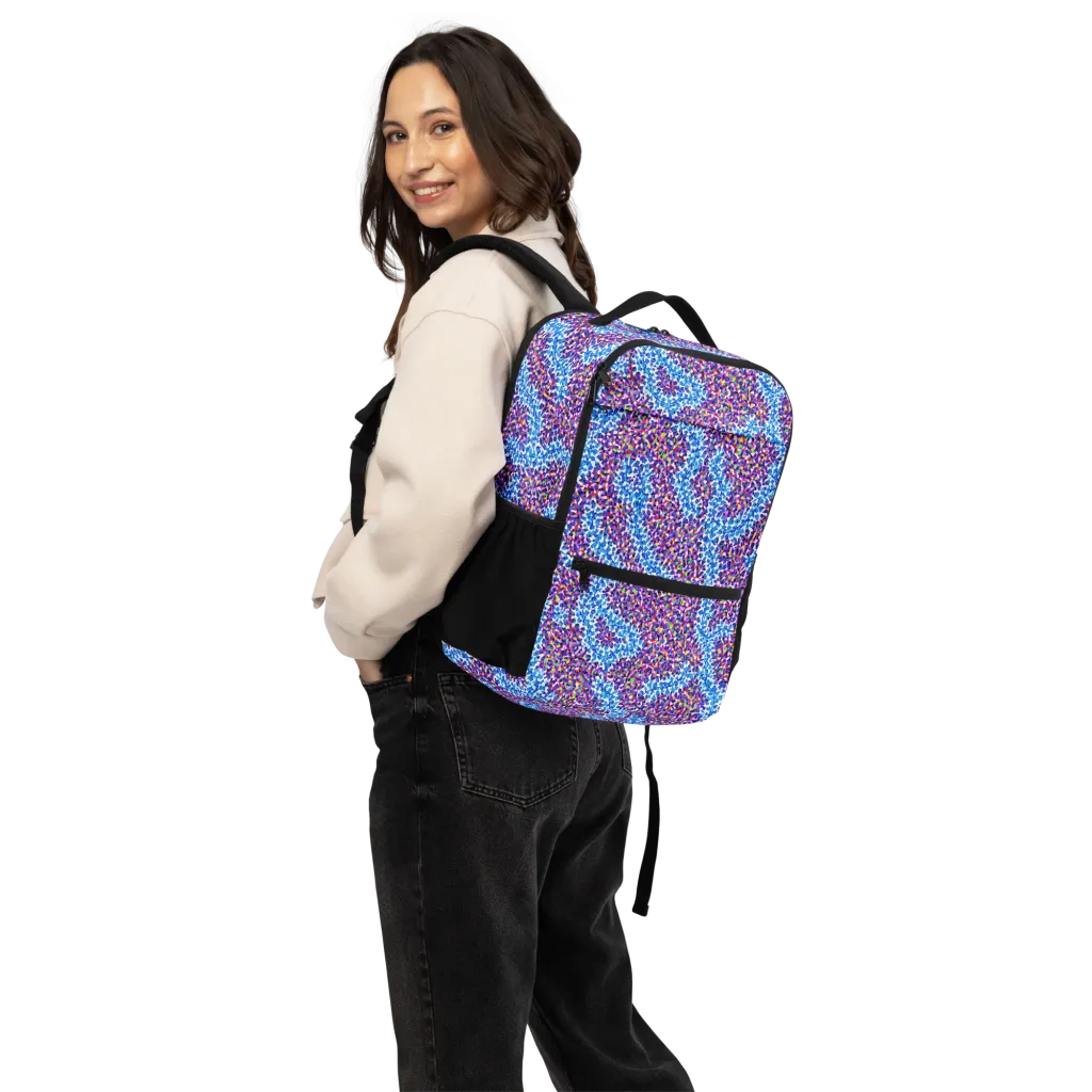 Prismatic Current on Utility Backpack — Back