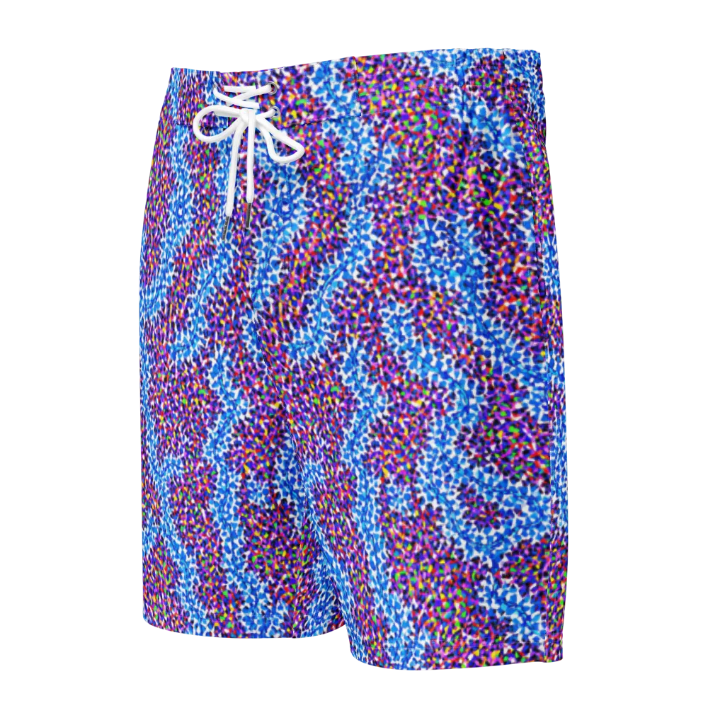 Prismatic Current on Men's Board Shorts — Front