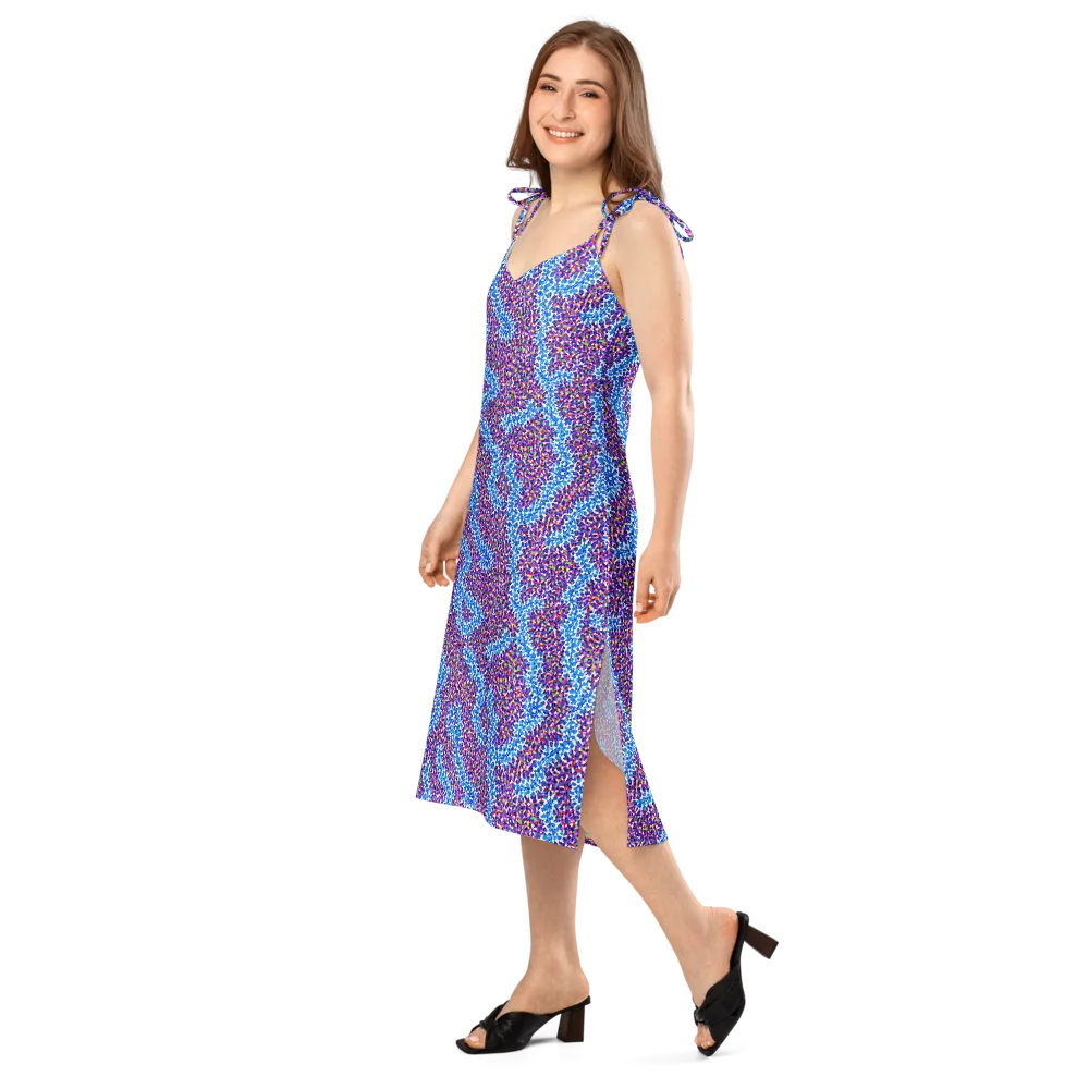 Prismatic Current on Slip Dress — Left Front