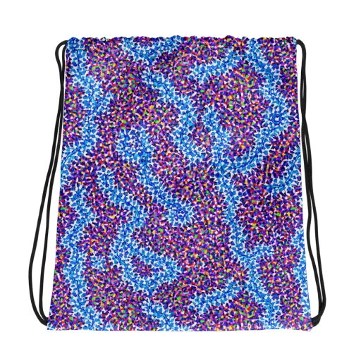 Prismatic Current on a Drawstring Bag