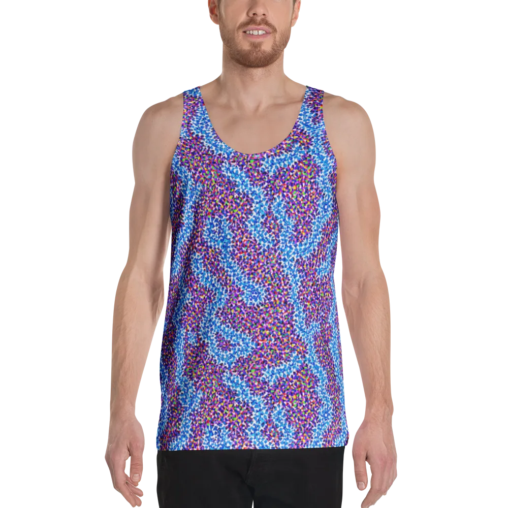 Prismatic Current on Men's Tank Top — Front