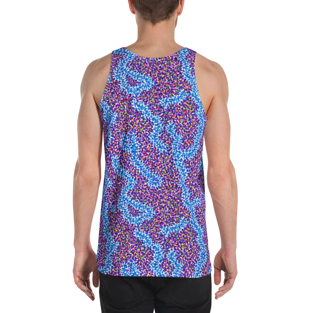Prismatic Current on Men's Tank Top — Back