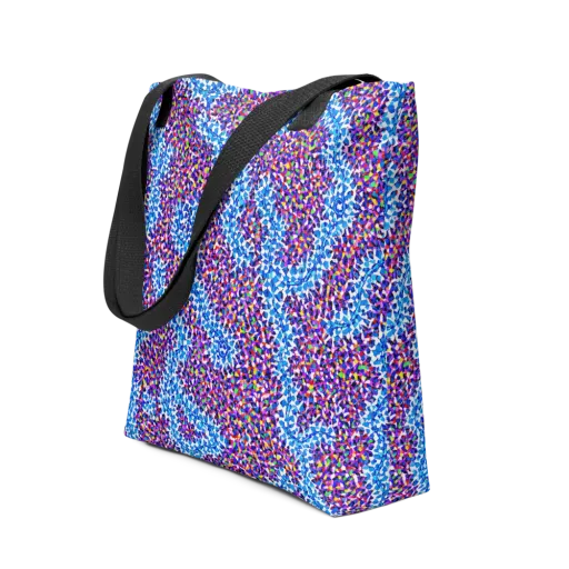 Prismatic Current on a Tote Bag