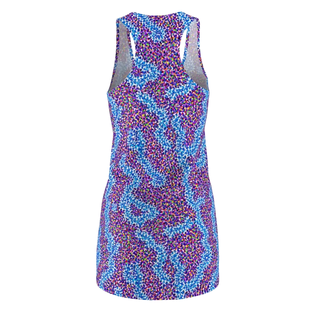 Prismatic Current on Racerback Dress — Back