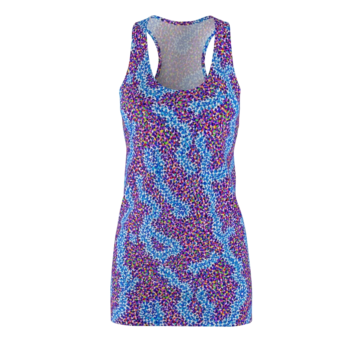 Prismatic Current on Racerback Dress — Front