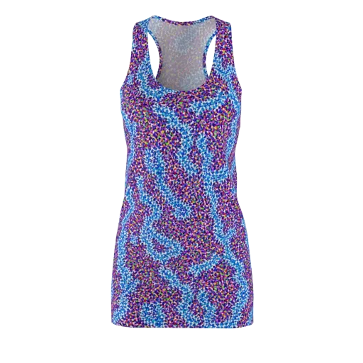 Prismatic Current on a Racerback Dress
