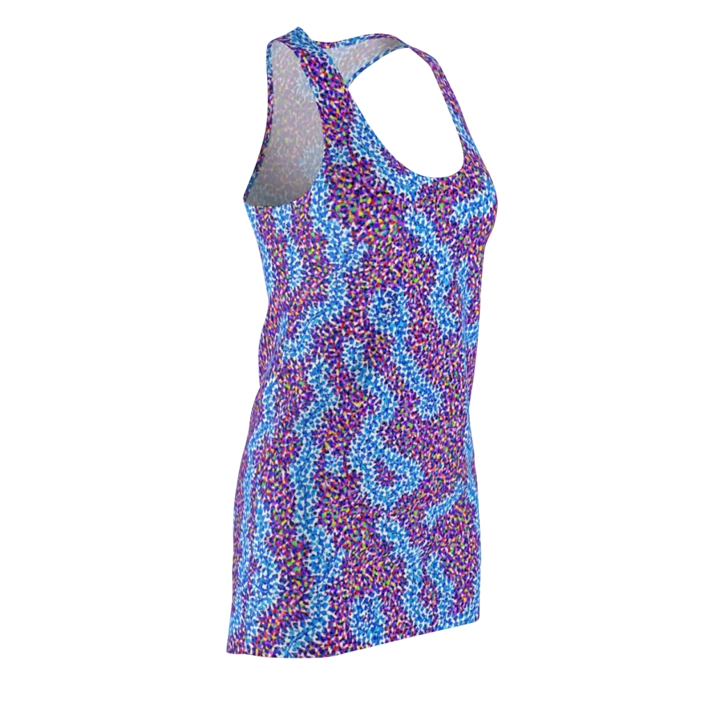 Prismatic Current on Racerback Dress — Front Side