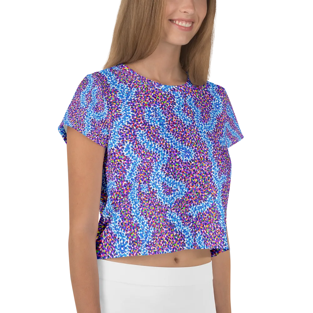 Prismatic Current on Crop Tee — Right