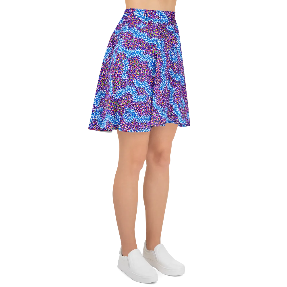 Prismatic Current on Skater Skirt — Right