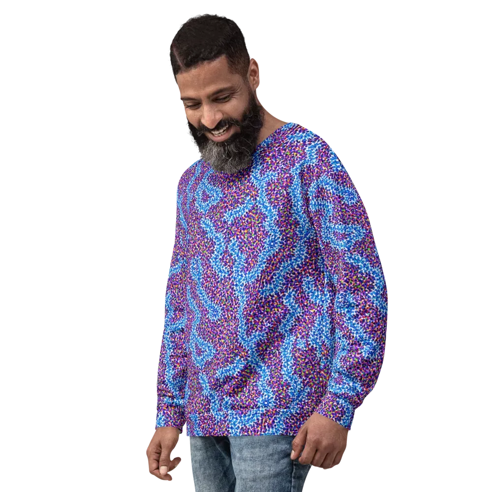 Prismatic Current on Sweatshirt — Left Front