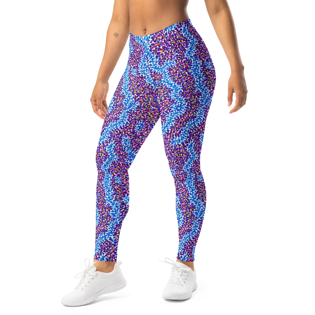Prismatic Current on Leggings — Left Front
