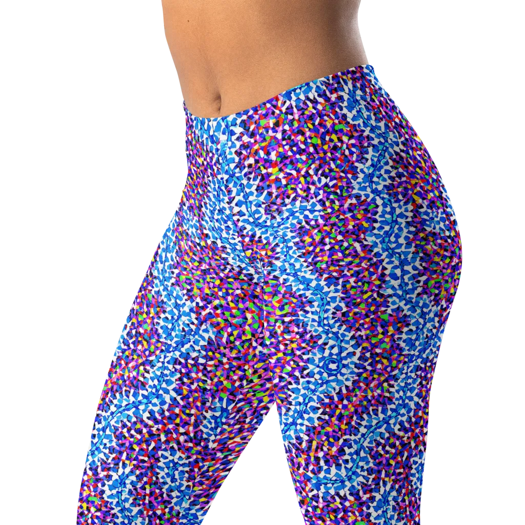 Prismatic Current on Leggings — Left Front