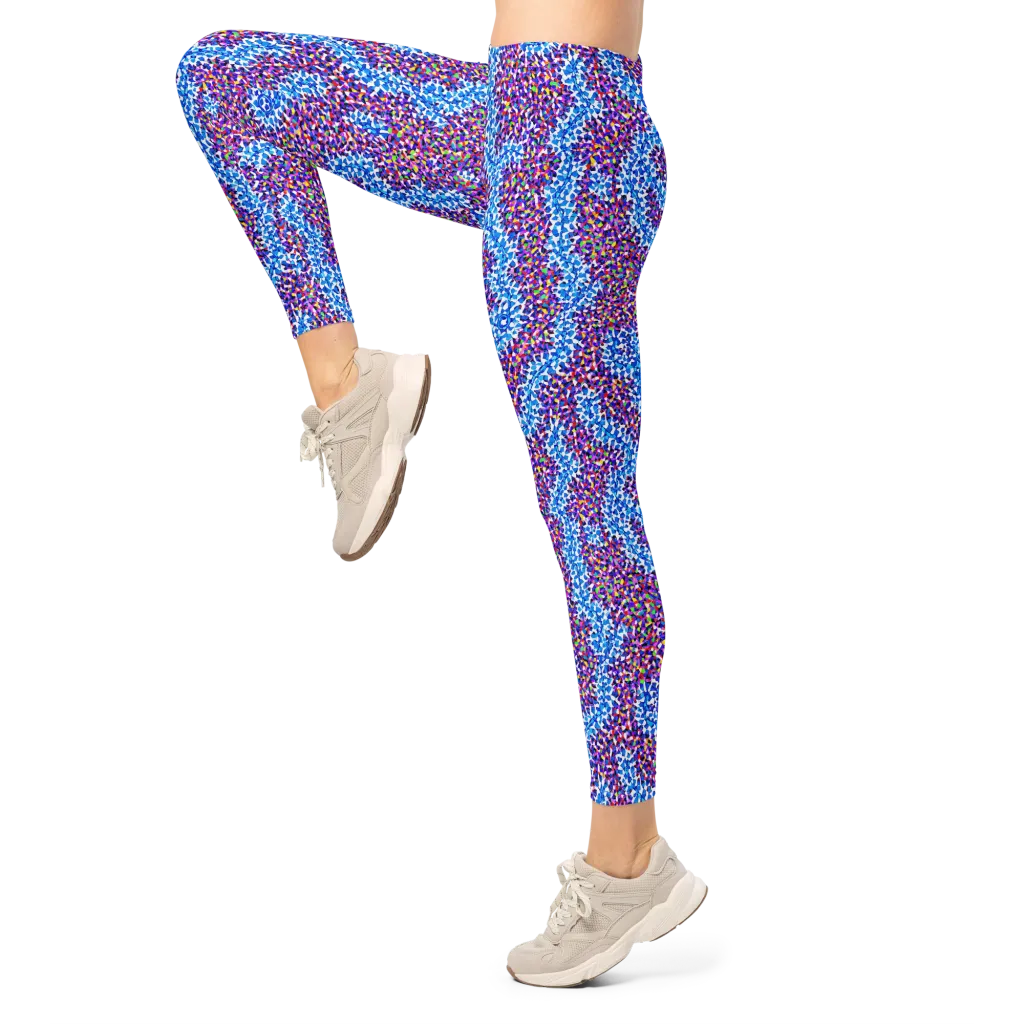 Prismatic Current on Leggings — Left