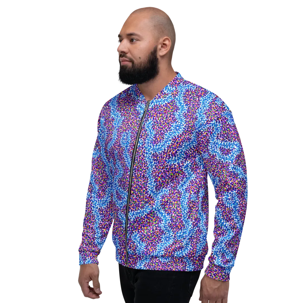 Prismatic Current on Bomber Jacket — Left