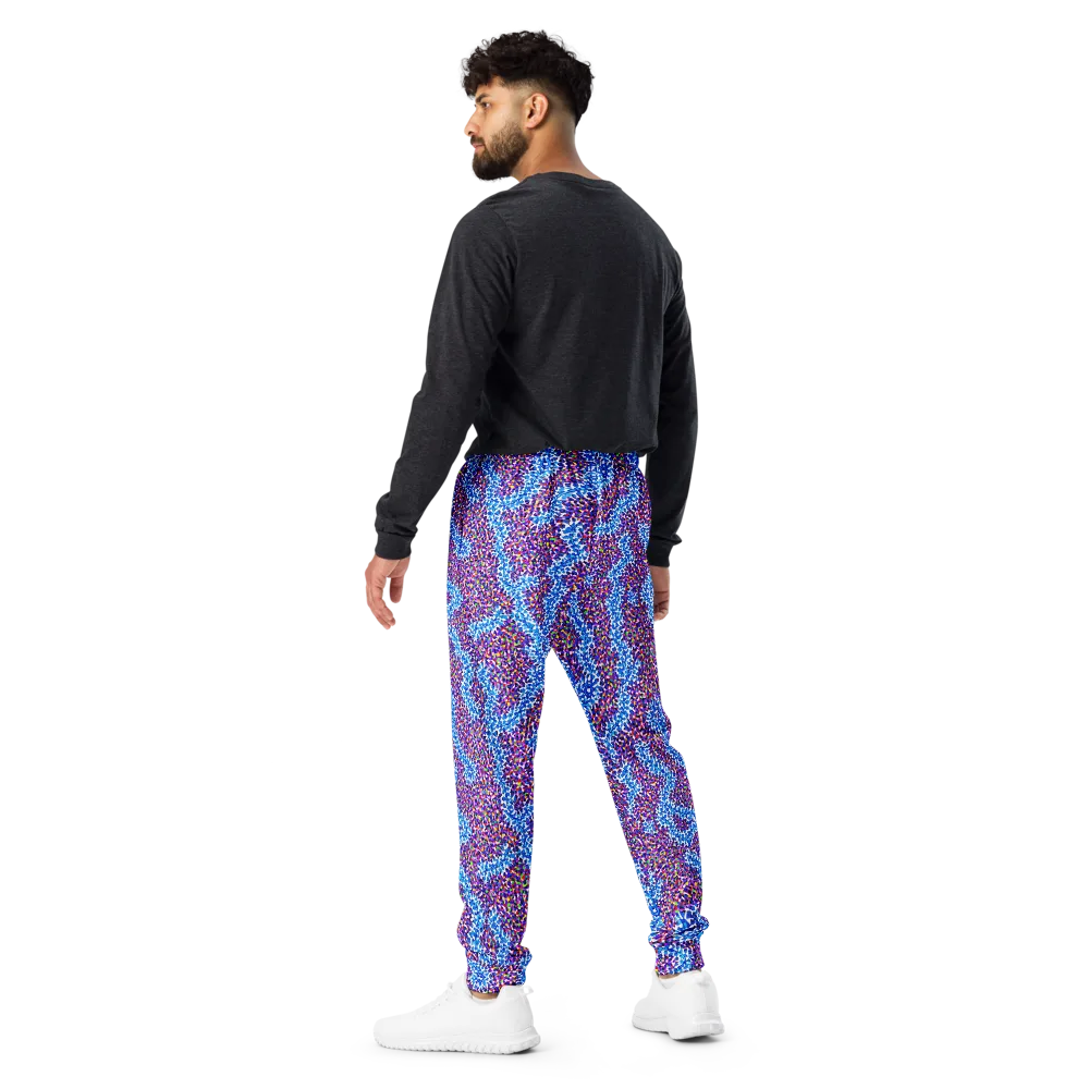 Prismatic Current on Men's Joggers — Back