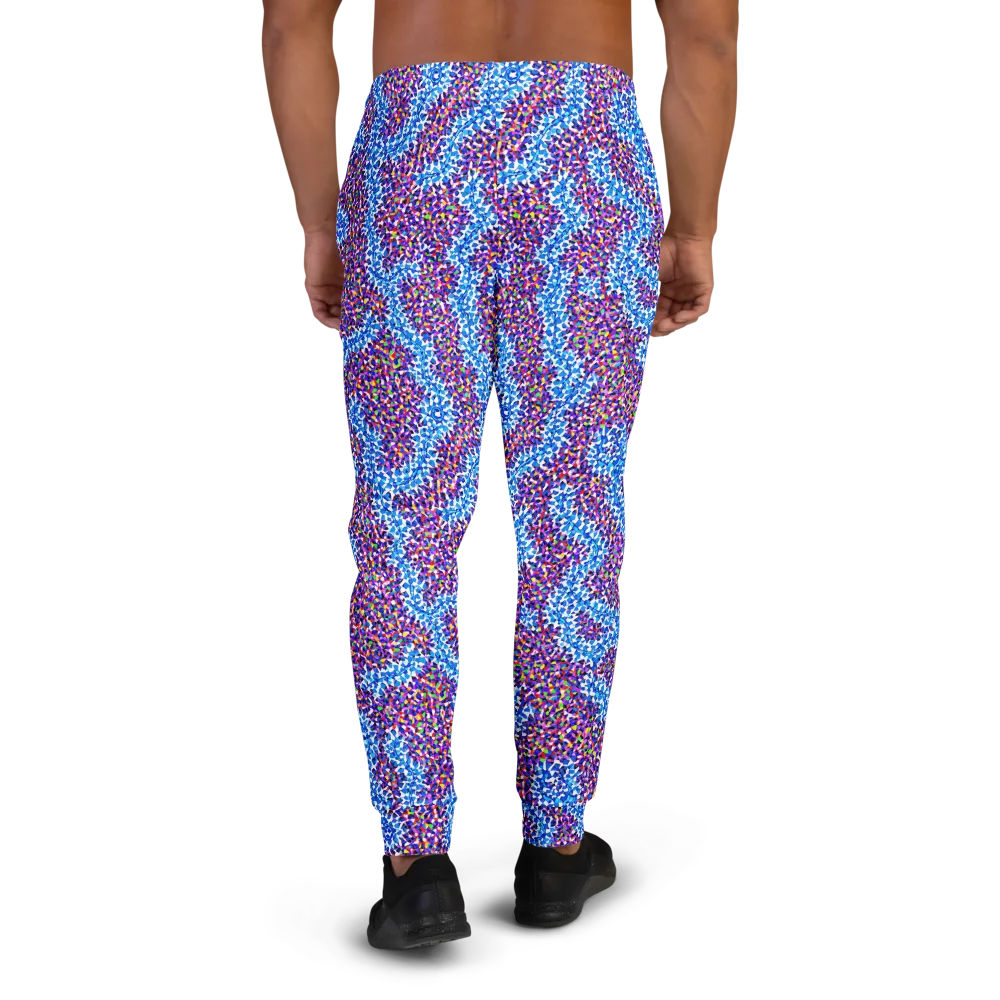 Prismatic Current on Men's Joggers — Back