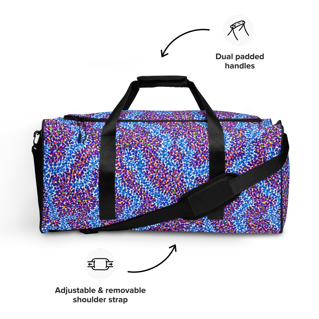 Prismatic Current on Duffle Bag — Front