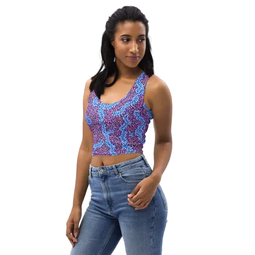 Prismatic Current on a Crop Top