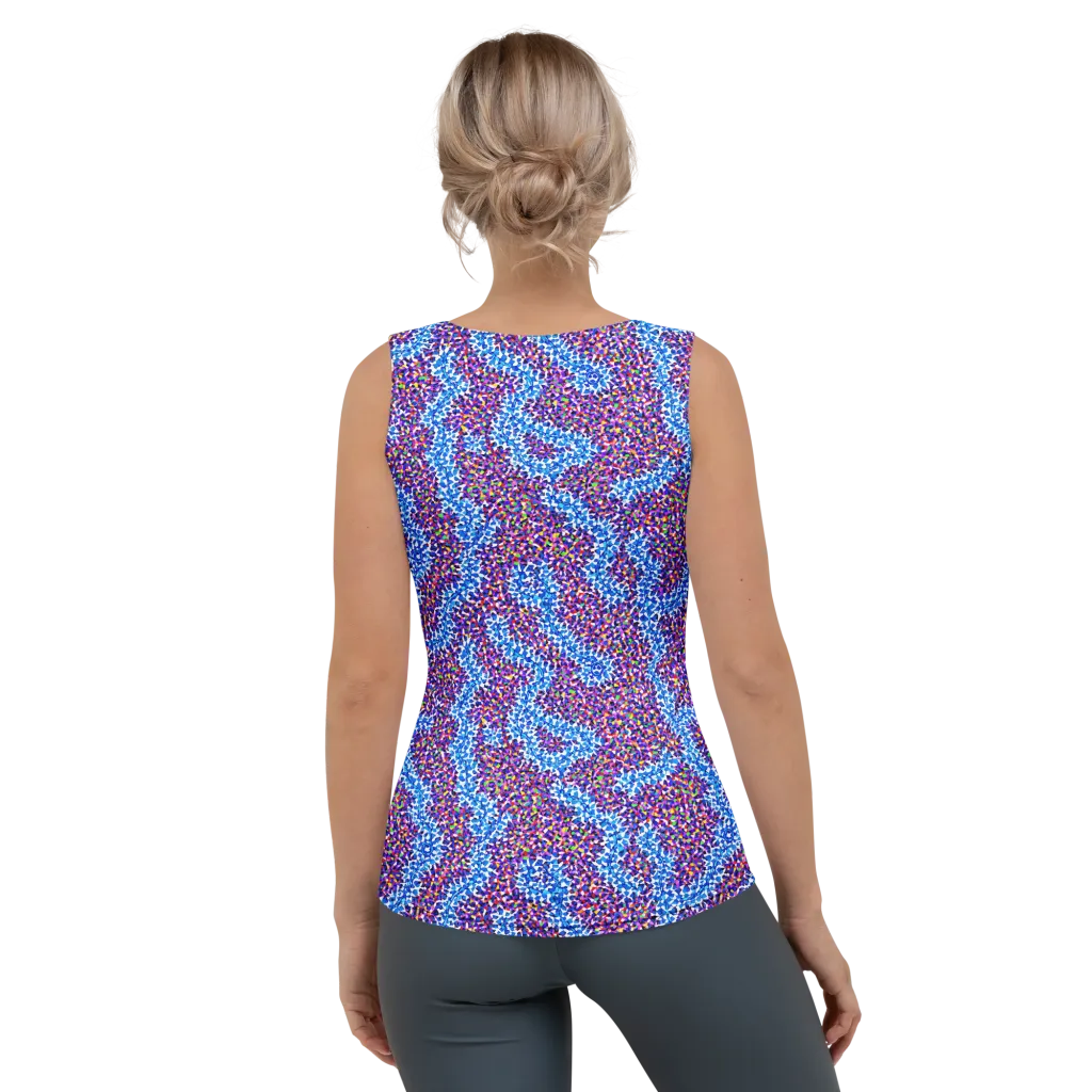 Prismatic Current on Women's Tank Top — Back