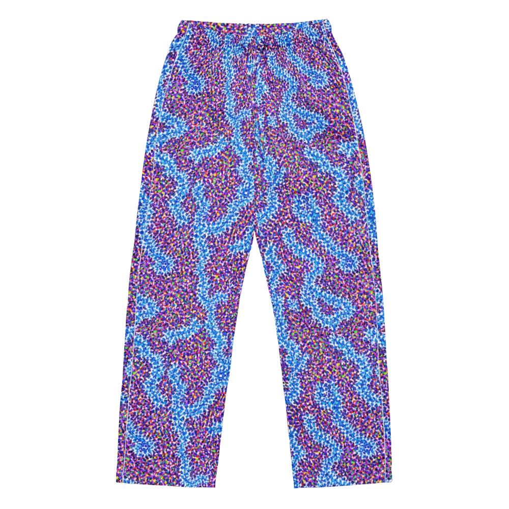 Prismatic Current on Women's Pajama Pants — Front