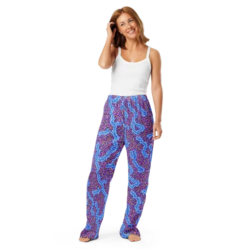 Prismatic Current on a Women's Pajama Pants